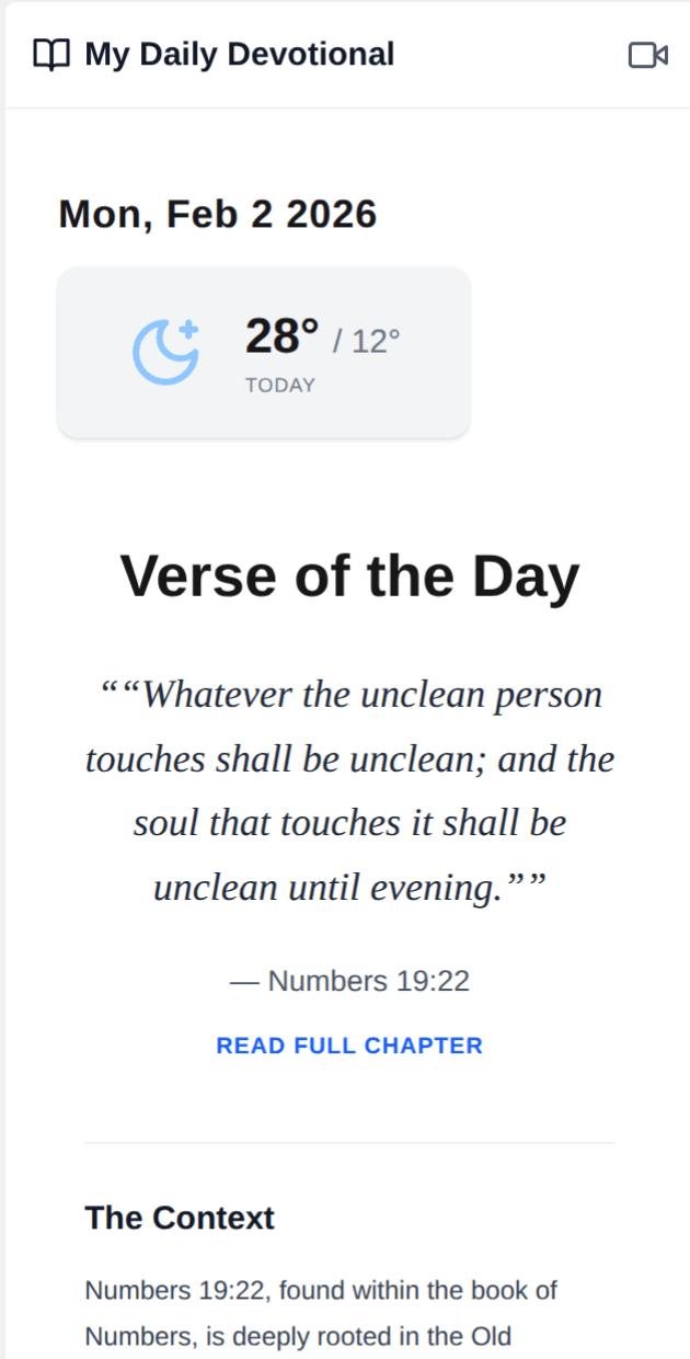 My Daily Devotional Mobile